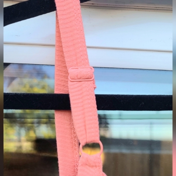 Torrid Super Soft Knit Vibrant Coral Pink 'Paradise' Tank Top - Plus Size 4X - Picture 10 of 16